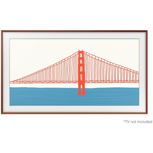 Samsung Chamfer Bezel Frame for 55' The Frame TVs (Terracotta Red)