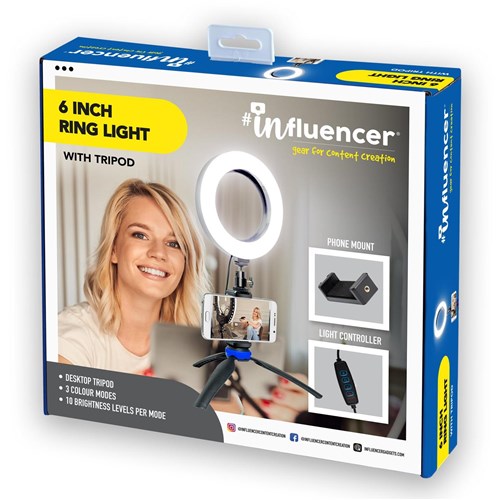 Influencer 6' Ring Light with Small Tripod
