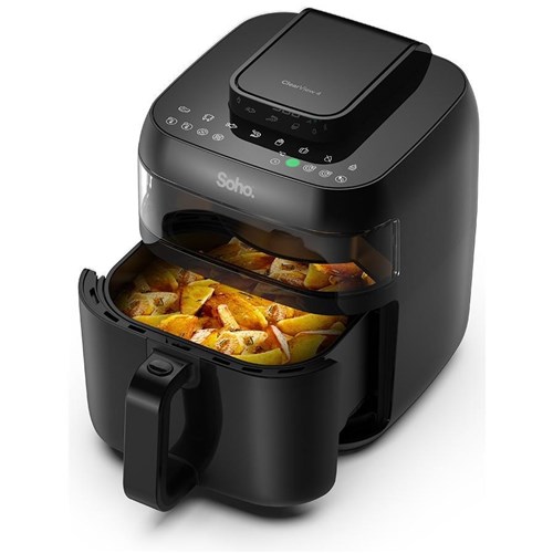 Soho 4L Air Fryer with Cooking Window & Digital Touch Control