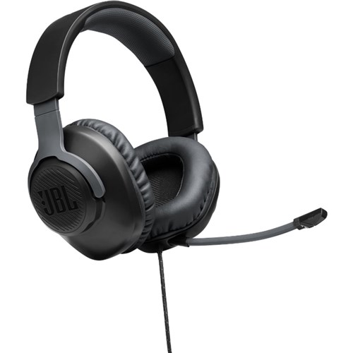 JBL Free WFH Wired Over-Ear Headset (Black)