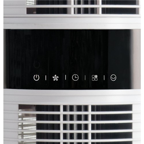 De'Longhi 360° Dual Oscillating White Tower Fan