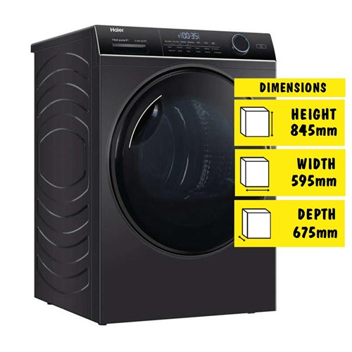 Haier HDHP80ANB1 8kg Heat Pump Dryer (Dark)