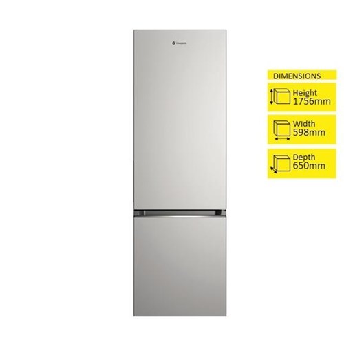 Westinghouse WBB3400AK 335L Bottom Mount Fridge (Silver)