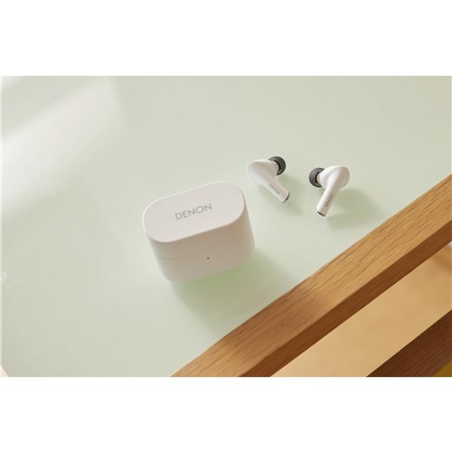 Denon AH-C830NCWW True Wireless Noise Cancelling In-Ear Headphones (White)