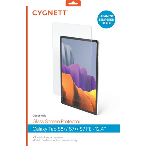 Cygnett OpticShield Screenguard for Samsung Tab S9+/S8+ 12.4'