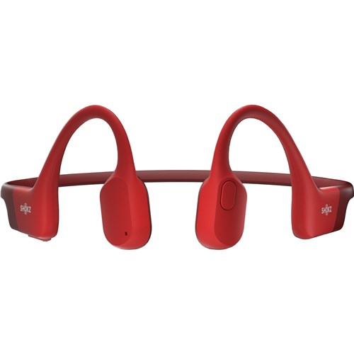 Shokz OpenRun Wireless Open-Ear Headphones (Red)