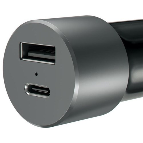 Satechi 72W USB-C and USB-A Car Charger (Space Grey)
