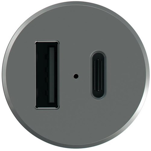 Satechi 72W USB-C and USB-A Car Charger (Space Grey)