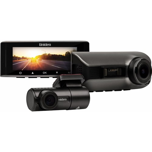 Uniden 4K Smart Dash Camera with FHD Rear Camera and Wide Angle LCD Colour Screen