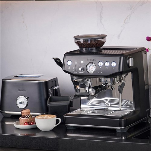 Breville the Barista Express® Impress Manual Coffee Machine (Black Truffle)