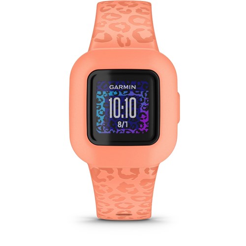 Garmin Vivofit jr. 3 Fitness Tracker (Peach Leopard)