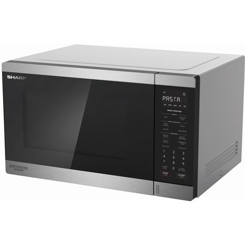 Sharp R395EST 1200W 34L Inverter Microwave (S/Steel)