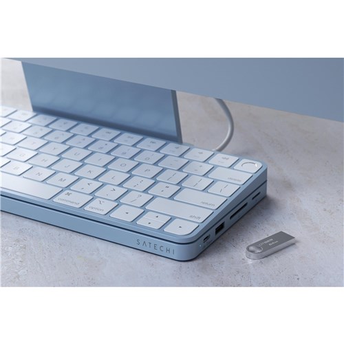 Satechi USB-C Slim Dock for 24' iMac (Blue)