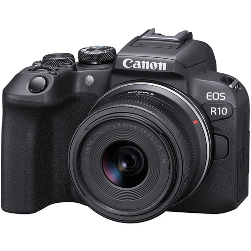 Canon EOS R10 Mirrorless Camera with RFS 18-45STM Lens