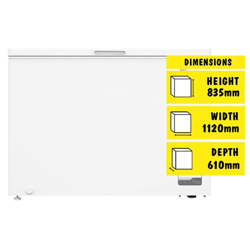 CHiQ CCF299WE 299L Hybrid Chest Freezer (White)