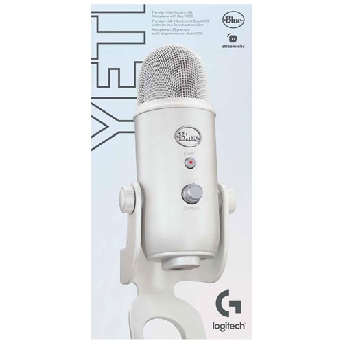 Blue Yeti USB Streaming Microphone (Off White)