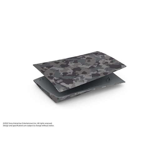 PS5 PlayStation 5 Standard Cover Gray Camouflage