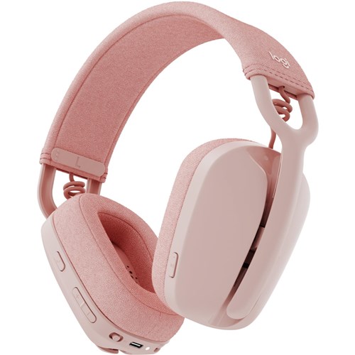 Logitech Zone Vibe 100 Bluetooth Headset (Rose)