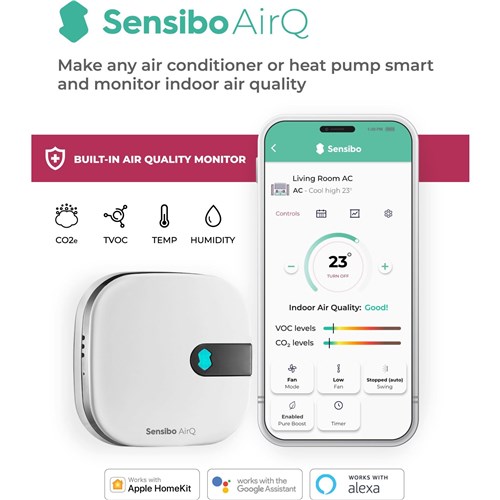 Sensibo Air Pro Wi-Fi Split System AC Controller w/ Air Quality Sensor