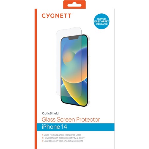 Cygnett OpticShield Screen Protector for iPhone 14/13