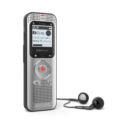 Philips DVT2050 Digital VoiceTracer Stereo Recorder (8GB)