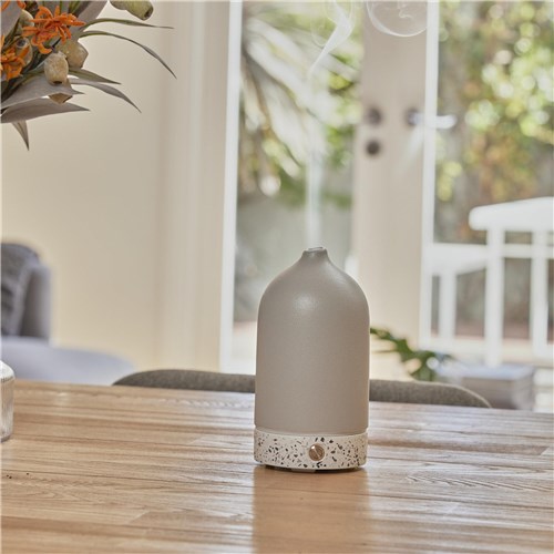 Homedics Ellia Pure Aroma Diffuser Ceramic & Terrazzo (Grey)