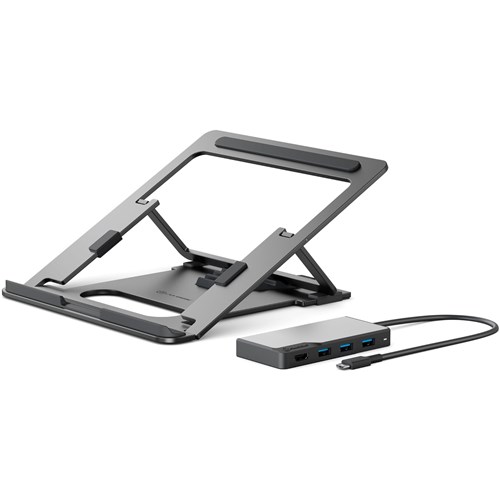 ALOGIC Flex Adjustable Laptop Stand and USB-C Hub Bundle