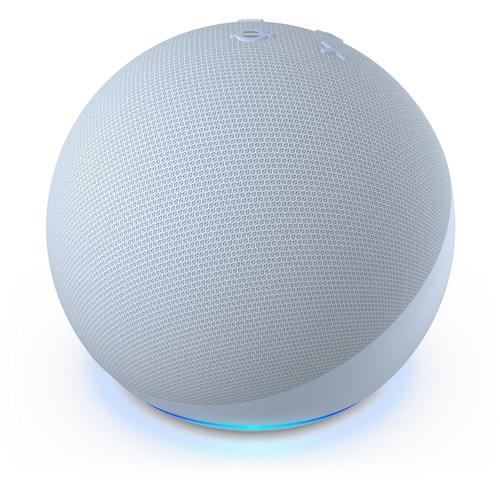 Amazon Echo Dot Smart Speaker with Clock & Alexa 5th Gen (Cloud Blue)