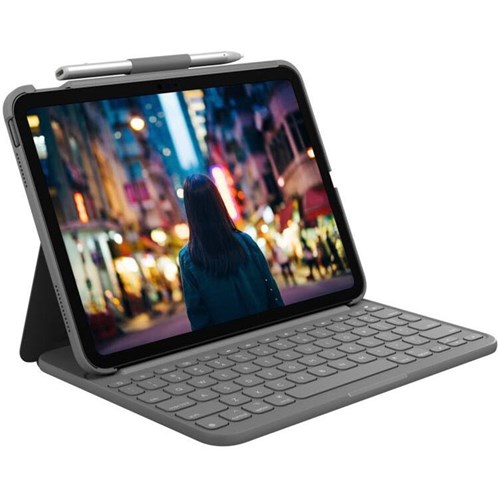Logitech Folio Case for iPad A16/10th Gen (Grey)