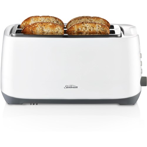 Sunbeam Rise Up 4 Slice Toaster (White)