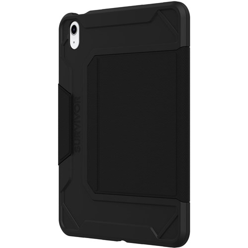 Griffin Survivor Rugged Folio Case for iPad A16/10.9' (Black)