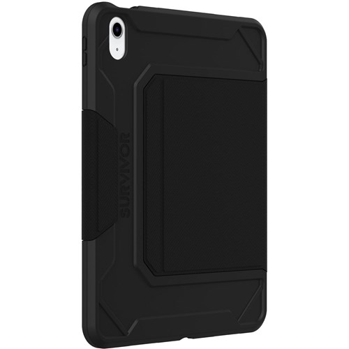 Griffin Survivor Rugged Folio Case for iPad A16/10.9' (Black)