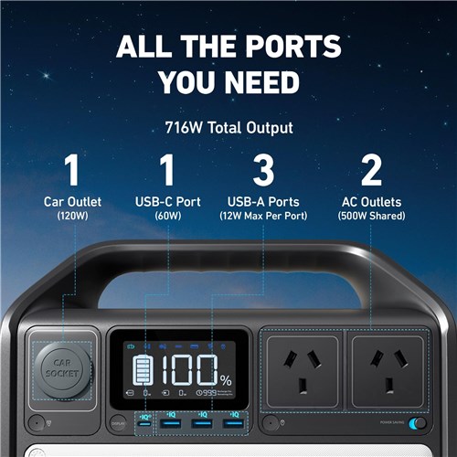 Anker 535 PowerHouse 512WH Portable Power Station