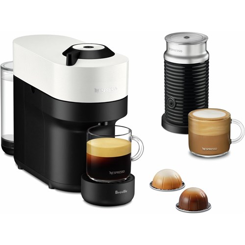 Breville Vertuo Pop Bundle Nespresso Machine (White)