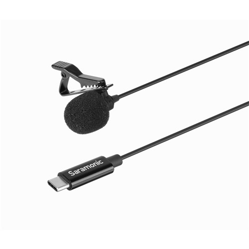 Saromonic LAVMICRO U3A Lapel Microphone (USB-C)