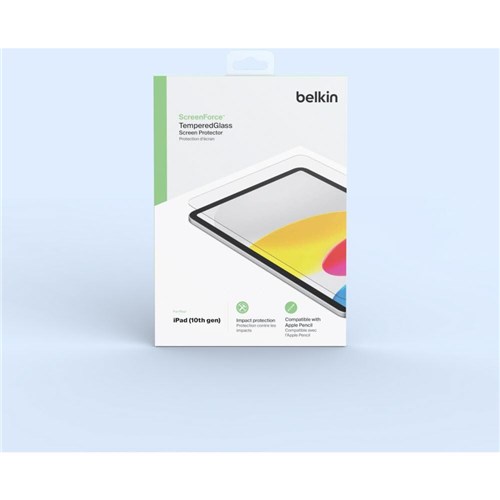 Belkin ScreenForce Tempered Glass Screen Protector for iPad A16/10.9' 10th Gen