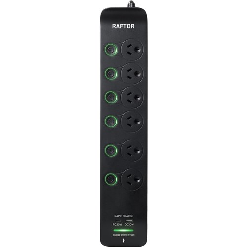 Jackson Raptor Full Control 6 Way Switched Powerboard