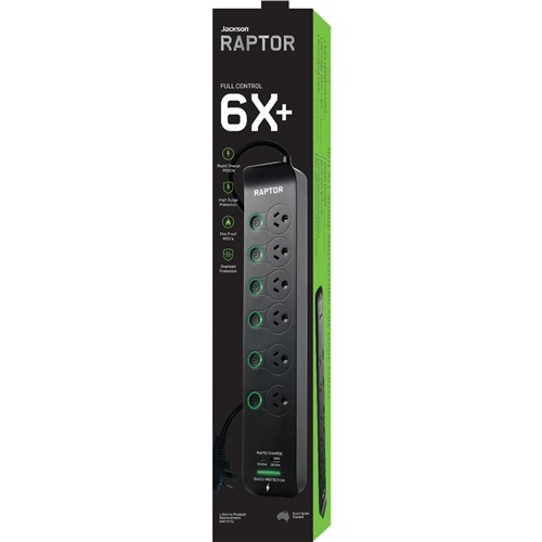 Jackson Raptor Full Control 6 Way Switched Powerboard