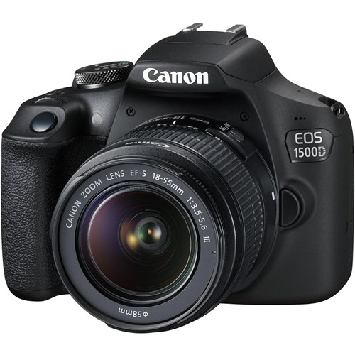 Canon EOS 1500D DSLR Camera with 18-55mm Lens