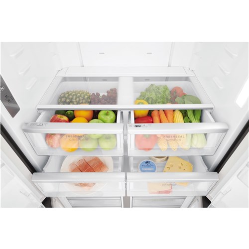 Westinghouse WQE5650BA 564L French Door Fridge (Matte Charcoal Black)