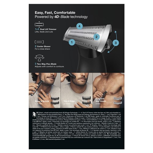 Braun XT5200 Series X Wet & Dry Hybrid Trimmer (Black/Grey Metal)