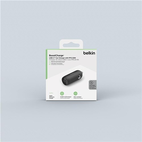 Belkin BoostUp Charge 30W USB-C Car Charger