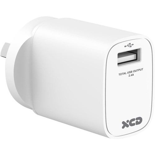 XCD USB-A 12W Wall Charger