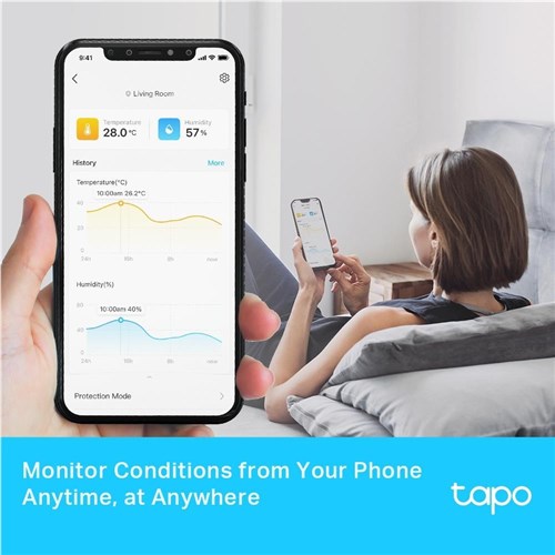 TP-Link Tapo Smart Desktop Temperature & Humidity Monitor