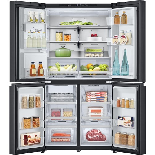 LG GF-D700 638L French Door Fridge (Matte Black)