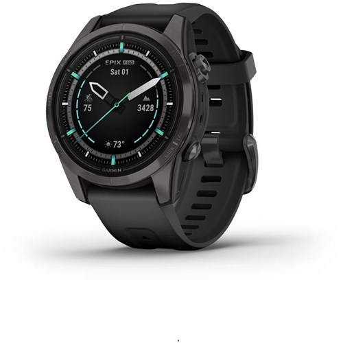 Garmin epix™ Pro (Gen 2) Sapphire Edition 42mm Carbon Grey DLC Titanium with Black Band