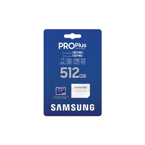Samsung Pro Plus 512GB Micro SD Card [2023]