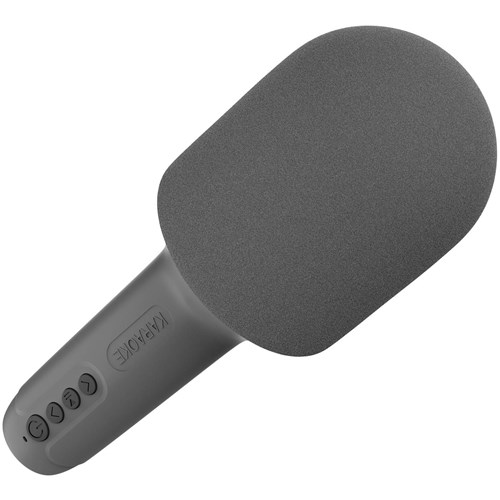 XCD Bluetooth Karaoke Microphone with Speaker 2 Pack (Grey)