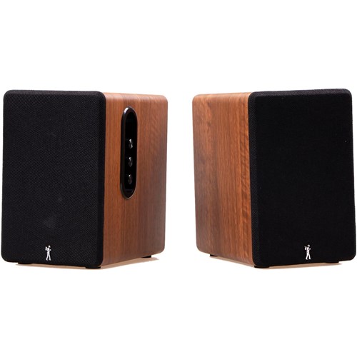 Flea Market 2 Channel Bluetooth Bookshelf Speakers (Walnut)