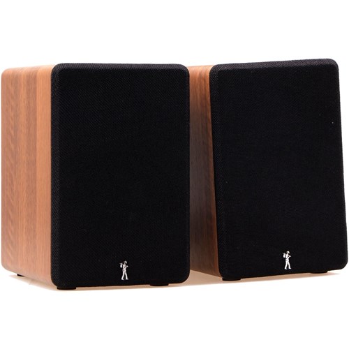 Flea Market 2 Channel Bluetooth Bookshelf Speakers (Walnut)